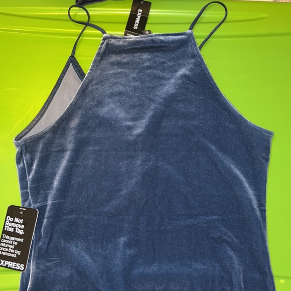 Blue velvet Express body suit - Picture 4 of 4